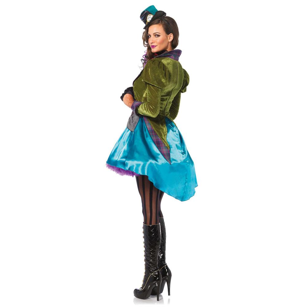 Leg Avenue - Deluxe Mad Hatter Costume - Multicolore
